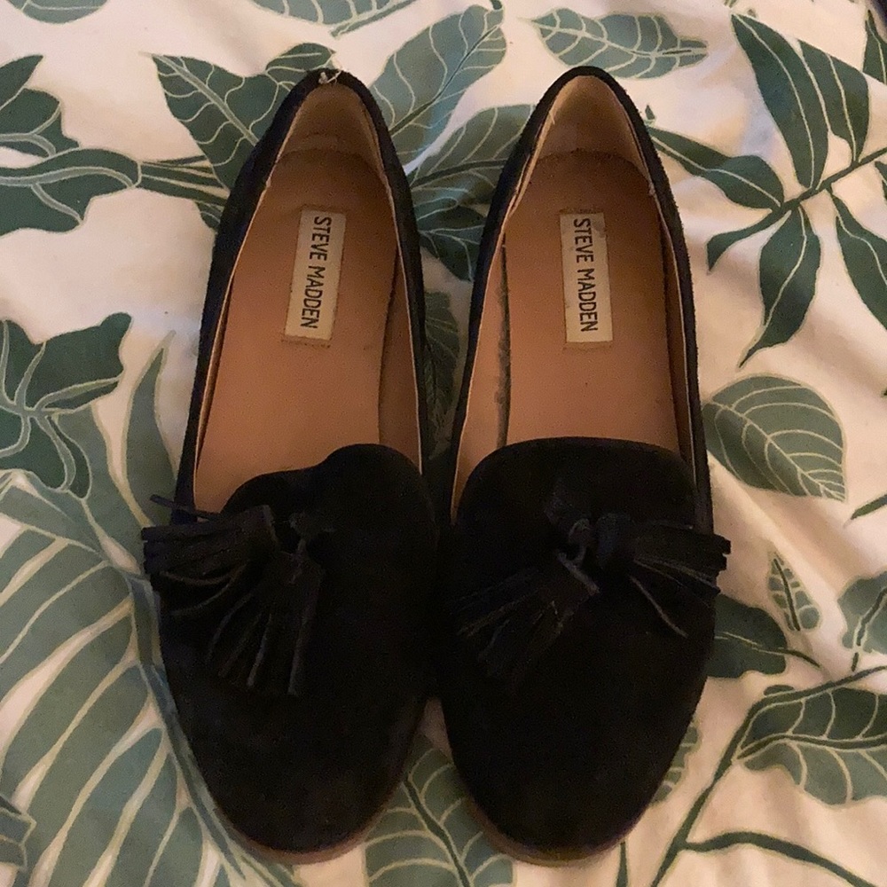 Steve Madden black oxford flats